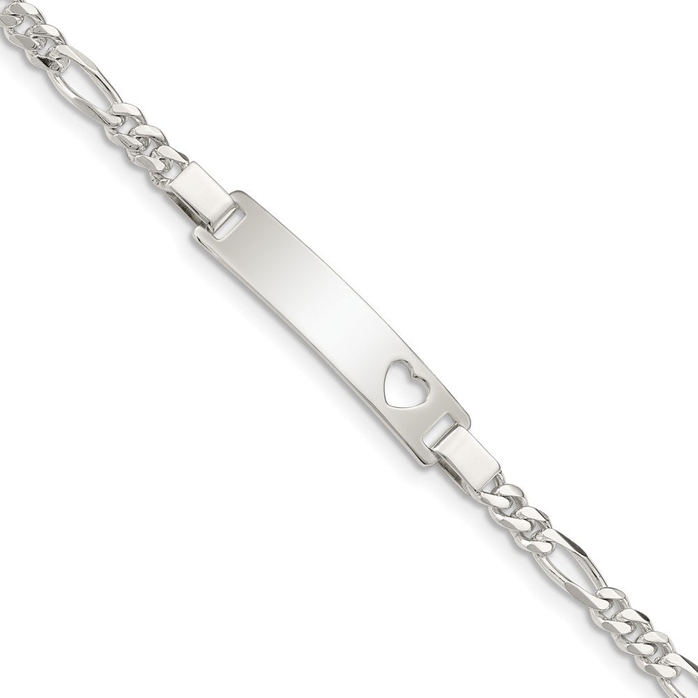 Quality Gold Sterling Silver Baby ID Bracelet Sterling Silver