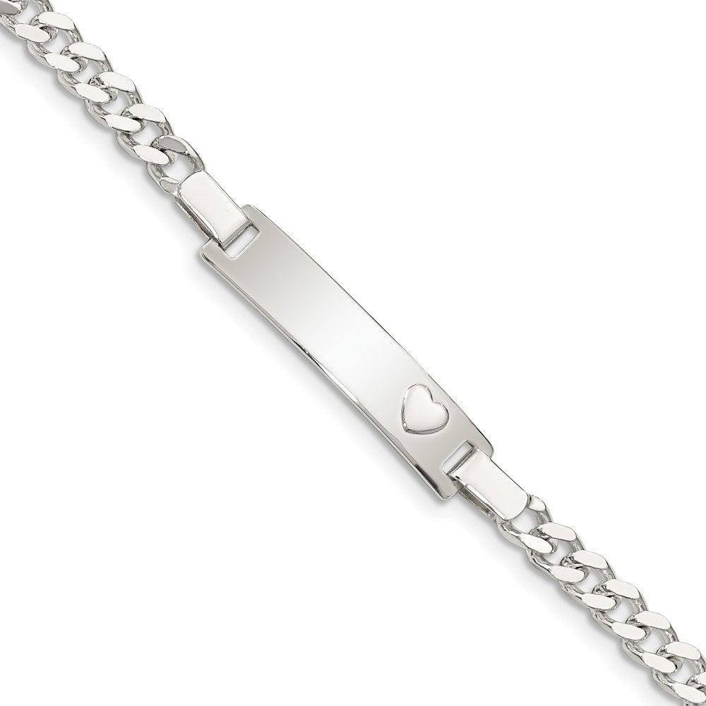 Quality Gold Sterling Silver Baby ID Bracelet Sterling Silver