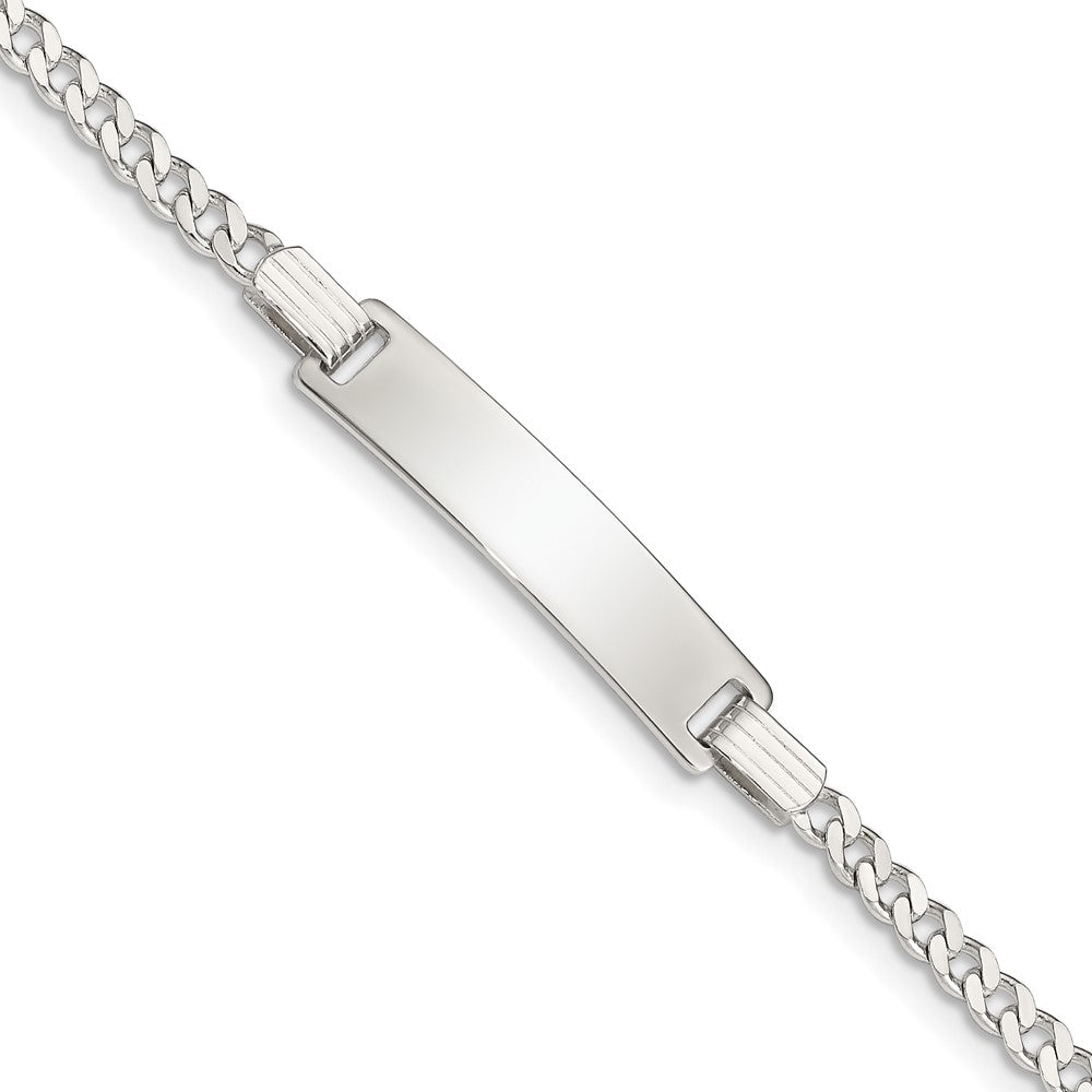 Quality Gold Sterling Silver Baby ID Bracelet Sterling Silver