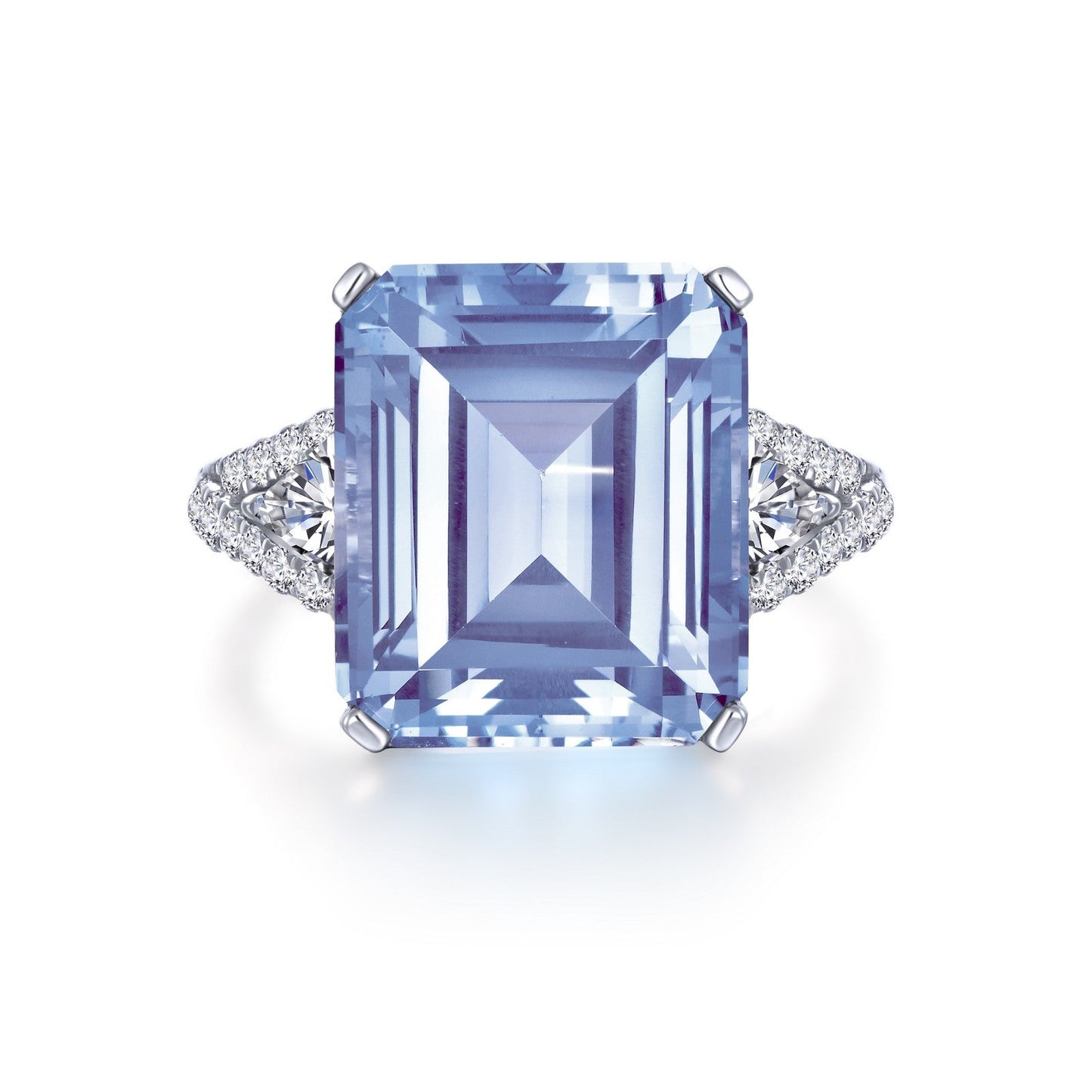 Lafonn Stunning Statement Ring 27 Stone Count R0431AQP06