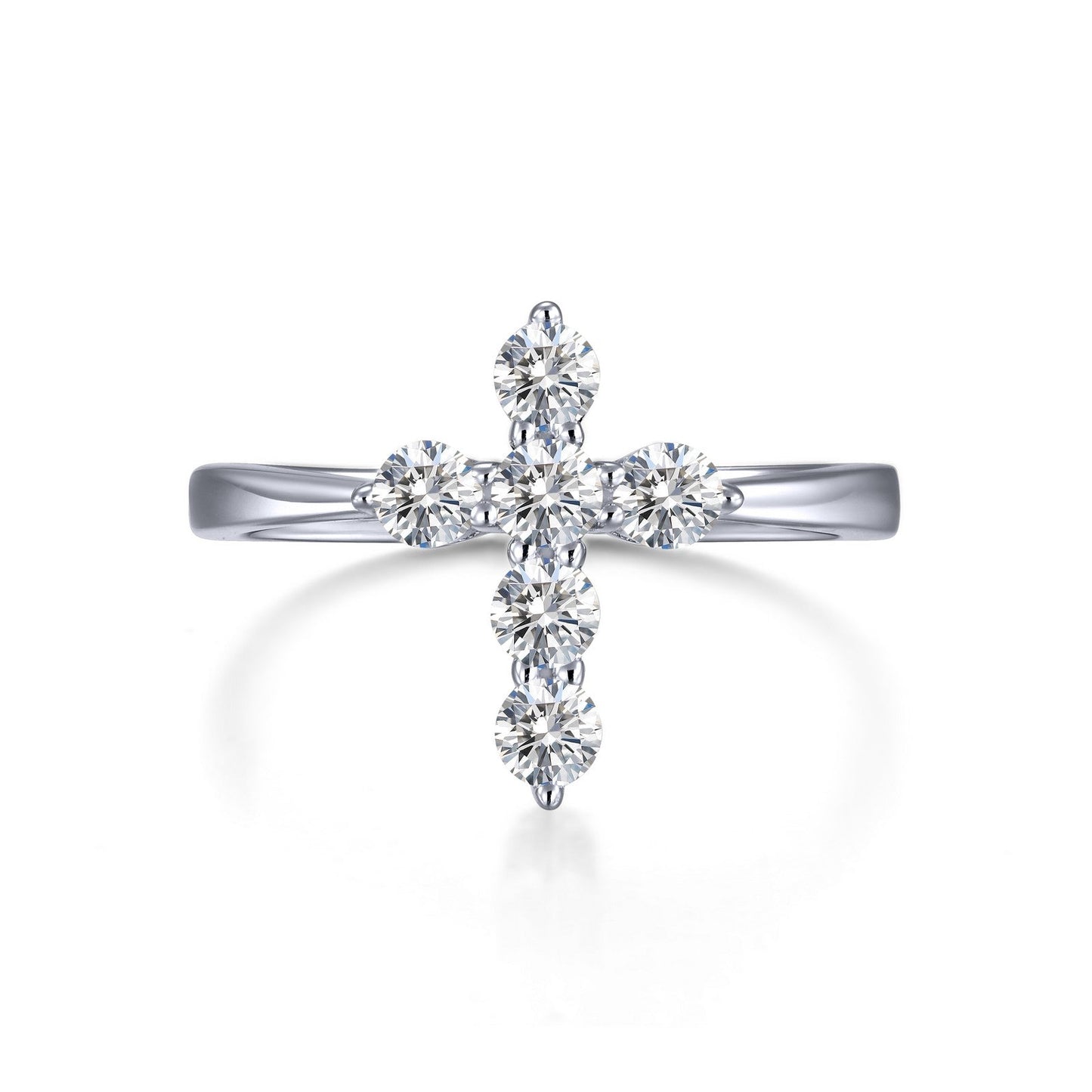 Lafonn 0.30 CTW Cross Ring 6 Stone Count R0436CLP08