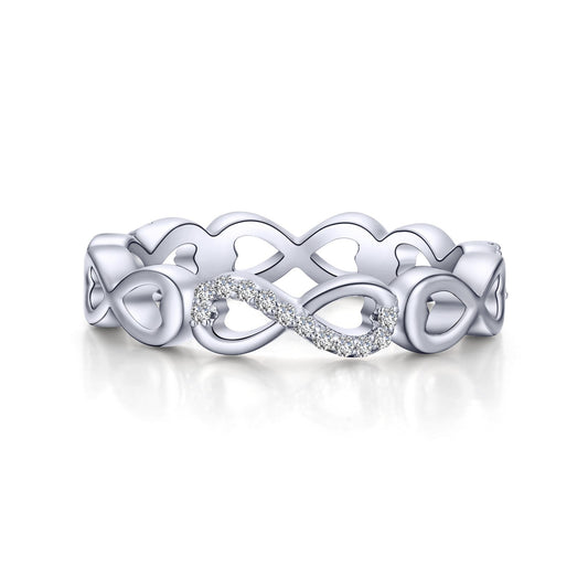 Lafonn Infinity Eternity Band 36 Stone Count R0447CLP06