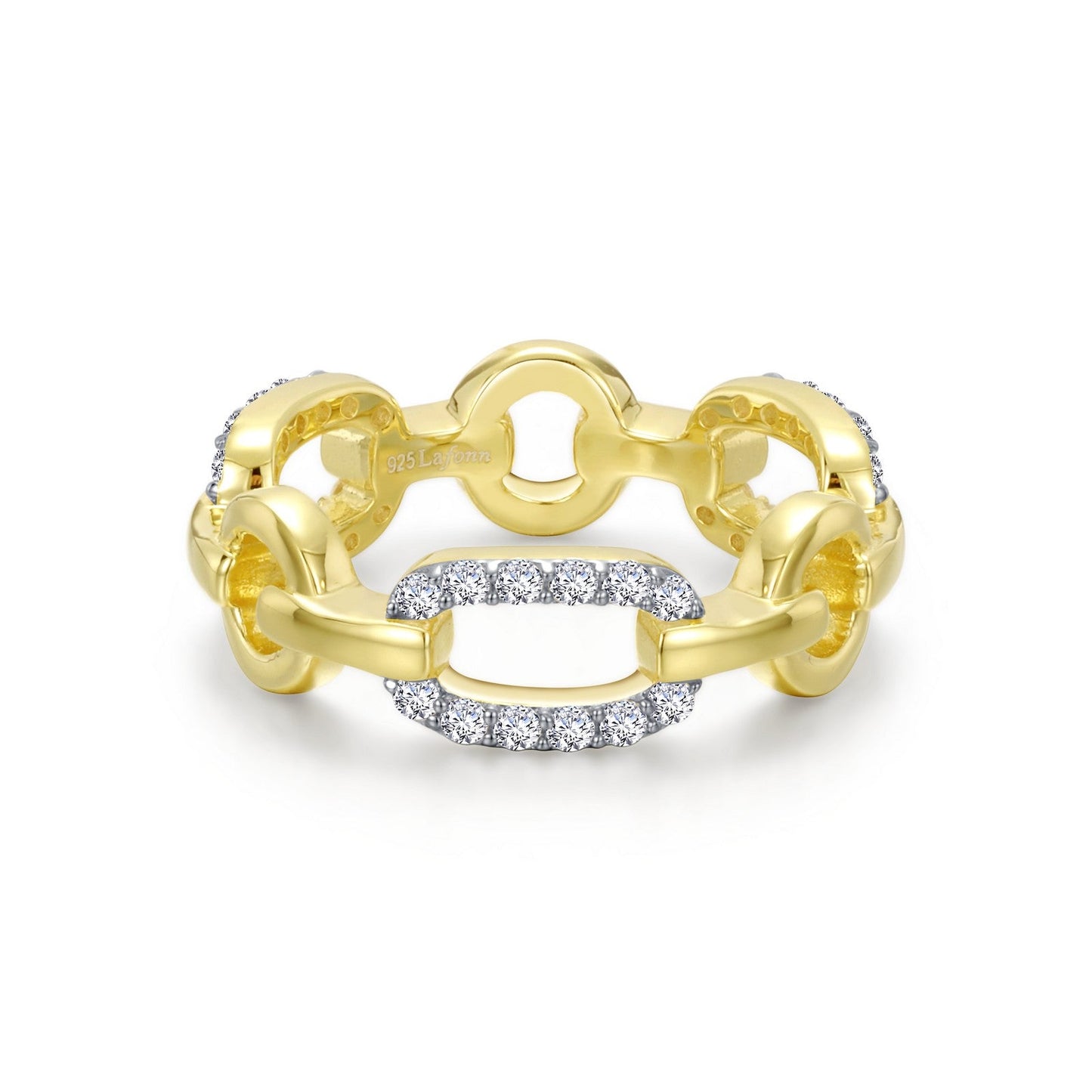 Lafonn Paperclip Chain Ring 36 Stone Count R0465CLT08