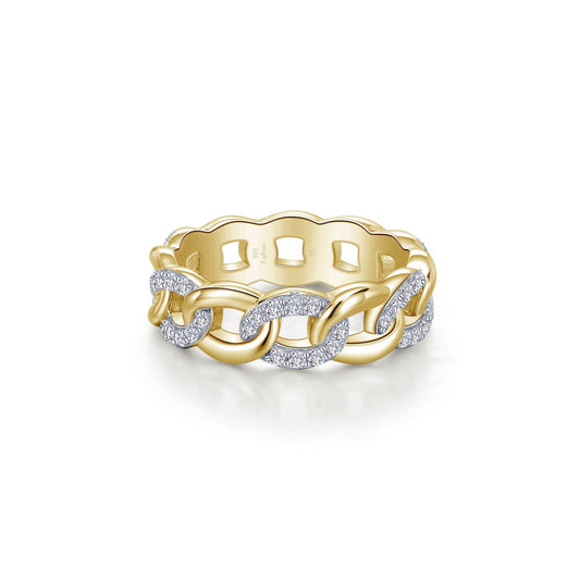 Lafonn Interlocking Circles Eternity Band 60 Stone Count R0489CLT09