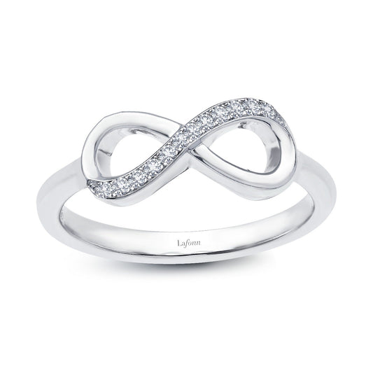Lafonn 0.17 CTW Infinity Ring 17 Stone Count R2003CLP08