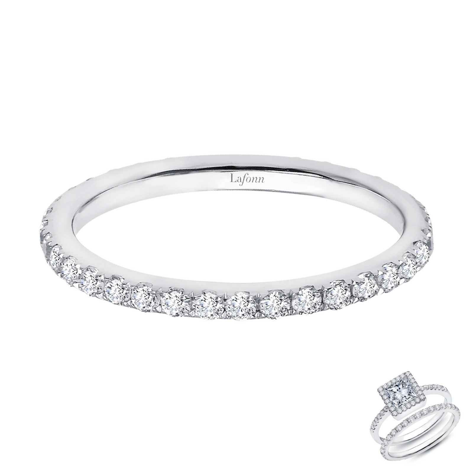 Lafonn 0.50 CTW Eternity Band 28 Stone Count R2008CLP08