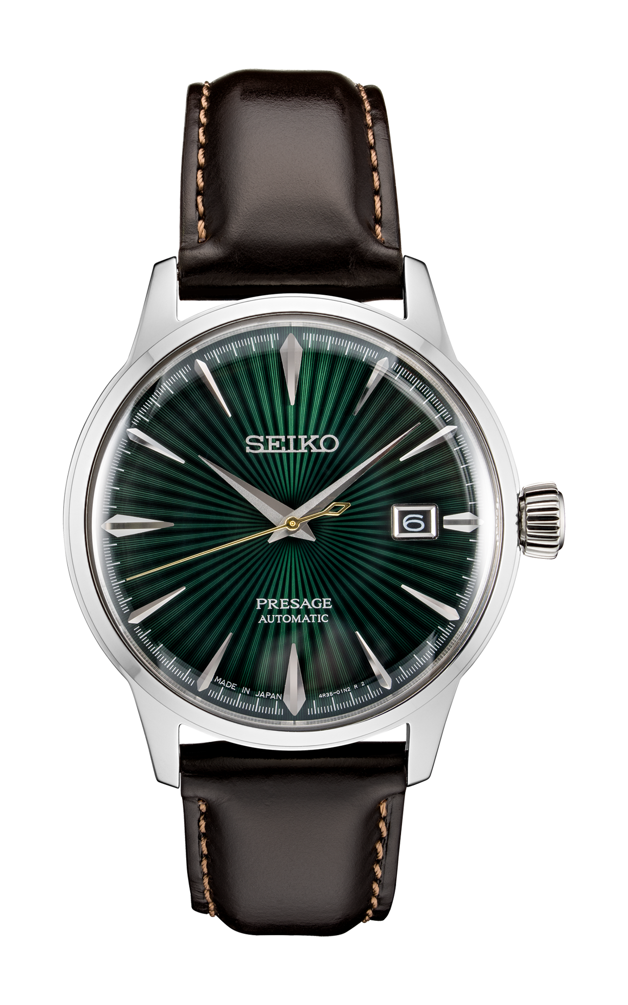 Seiko Presage Automatic Leather Strap Male Watch