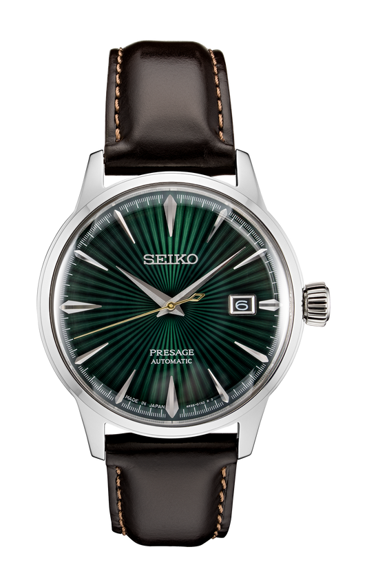 Seiko Presage Automatic Leather Strap Male Watch