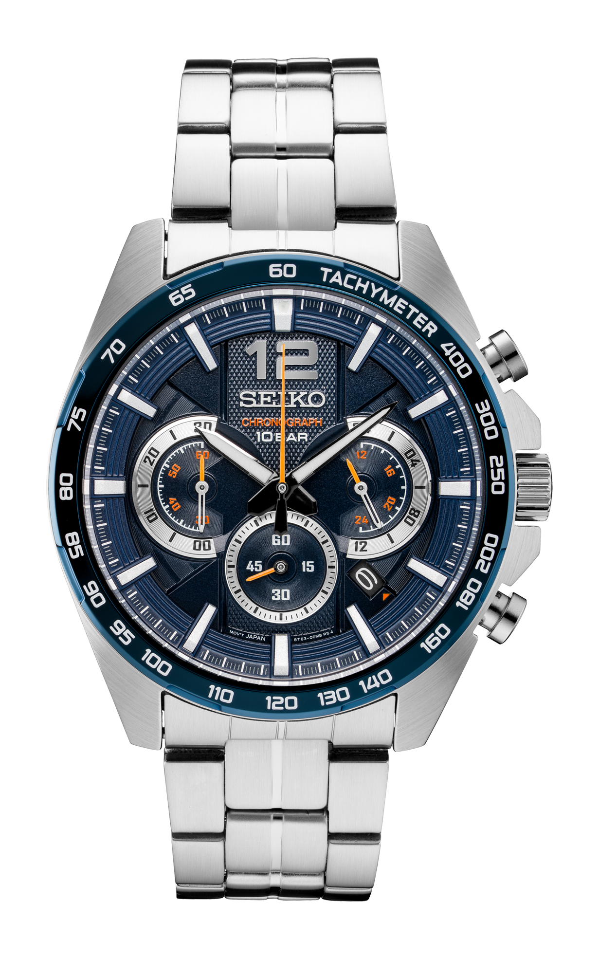 Seiko Essentials Quartz Chronograph Stainless Steel Male Watch