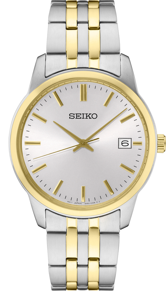 SEIKO Essential Quartz White Dial Men's Watch SUR402