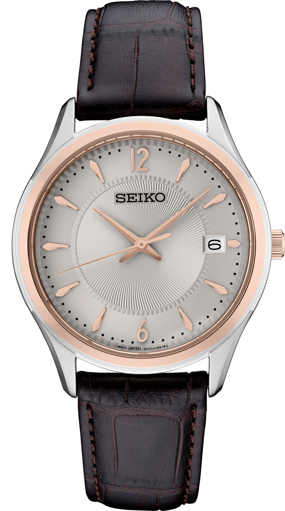 SEIKO Classic Quartz Grey Dial Men's Watch SUR422