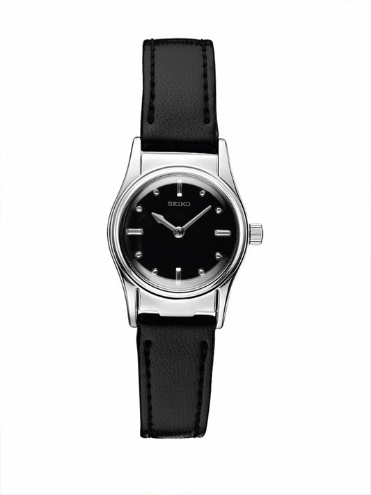 Seiko Essentials Quartz Leather Strap Ladies Watch