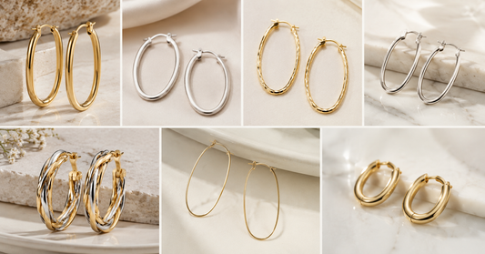 7 Best Lightweight Oval Hoop Earrings You Can Wear All Day
