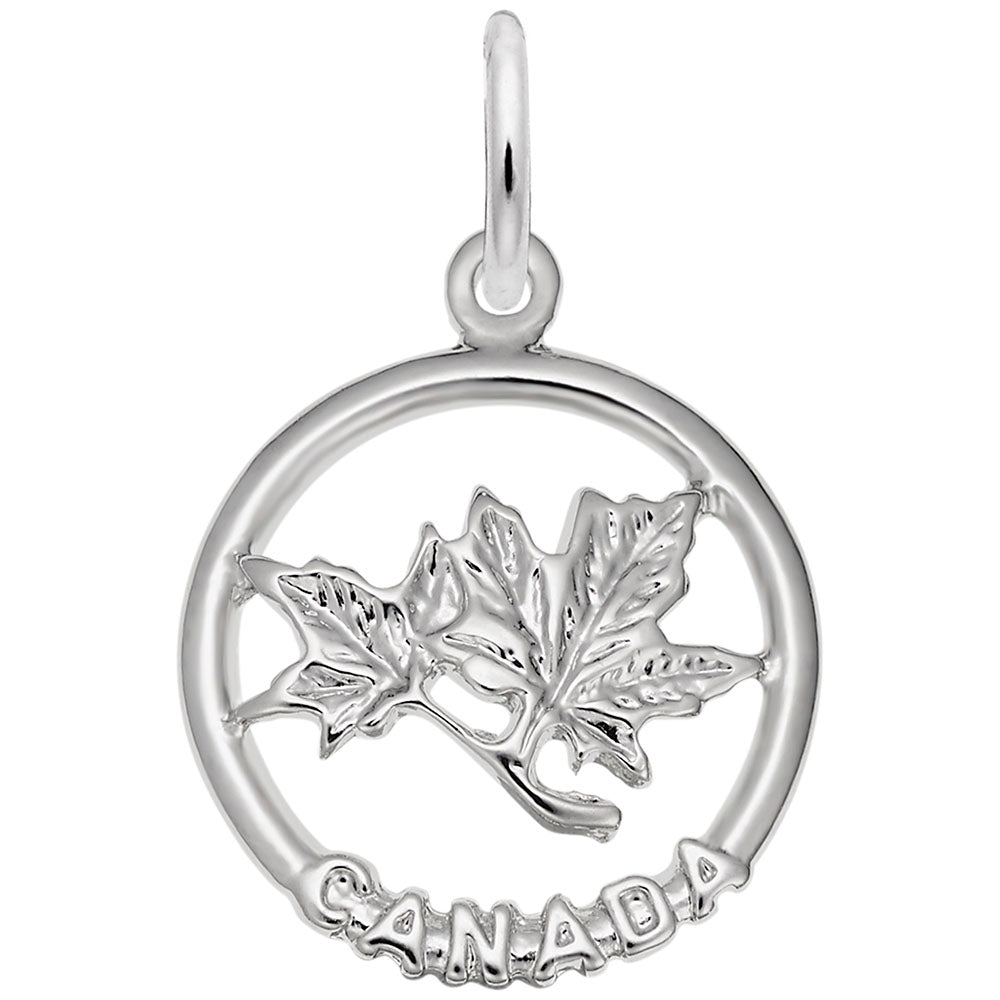 Canada Maple Leaf Ring Charm - Symbol of Patriotism & Pride 0101