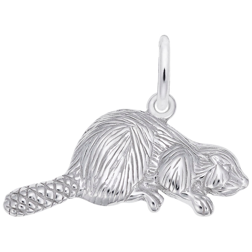 Handcrafted Beaver Charm - Unique Animal Jewelry for Nature Lovers 0116