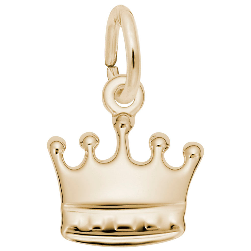 Elegant Crown Accent Charm for Special Occasions & Prom Jewelry 0120
