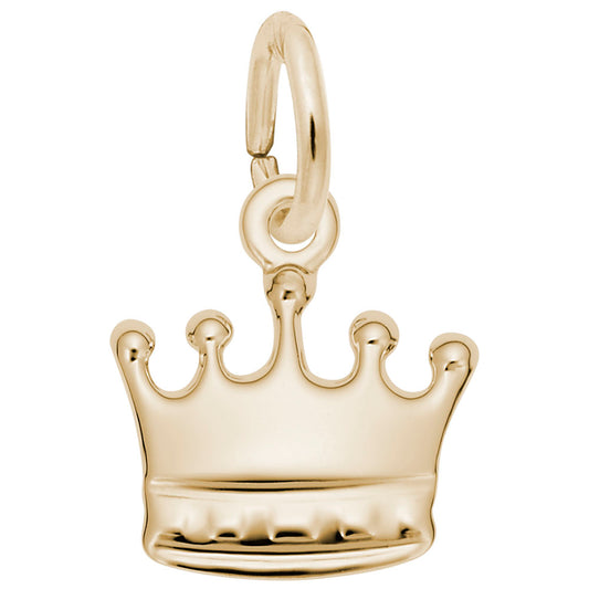 Elegant Crown Accent Charm for Special Occasions & Prom Jewelry 0120