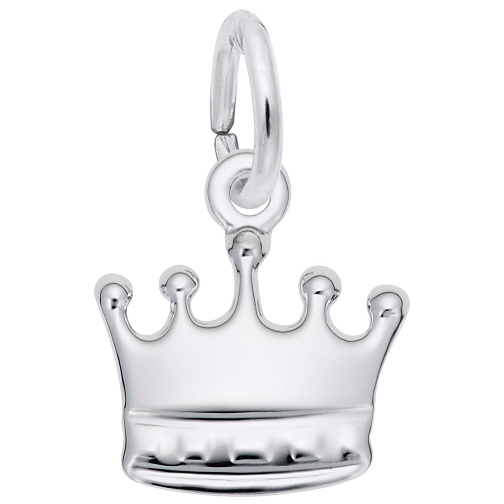Elegant Crown Accent Charm for Special Occasions & Prom Jewelry 0120