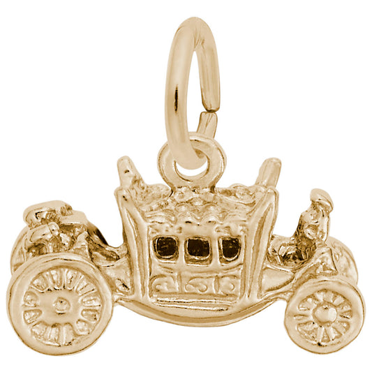 Royal Carriage Charm for Special Occasions - Elegant Jewelry Gift 0121