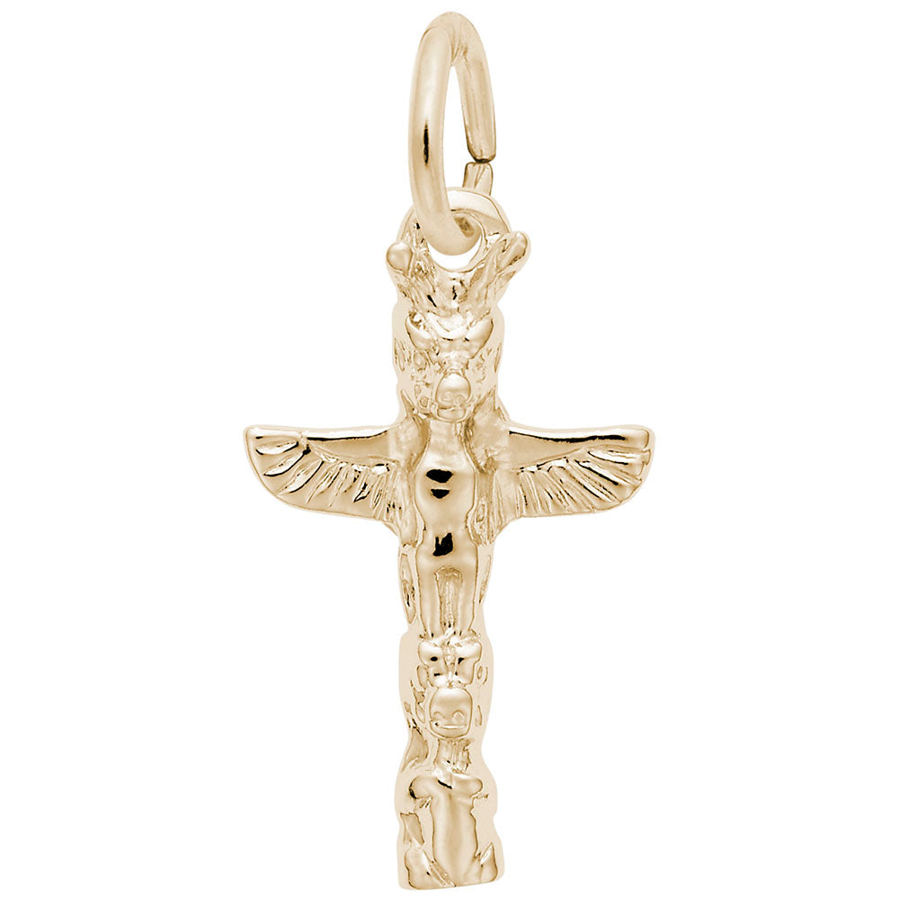 Authentic Totem Pole Charm for Travel Lovers - Unique Souvenir 0131