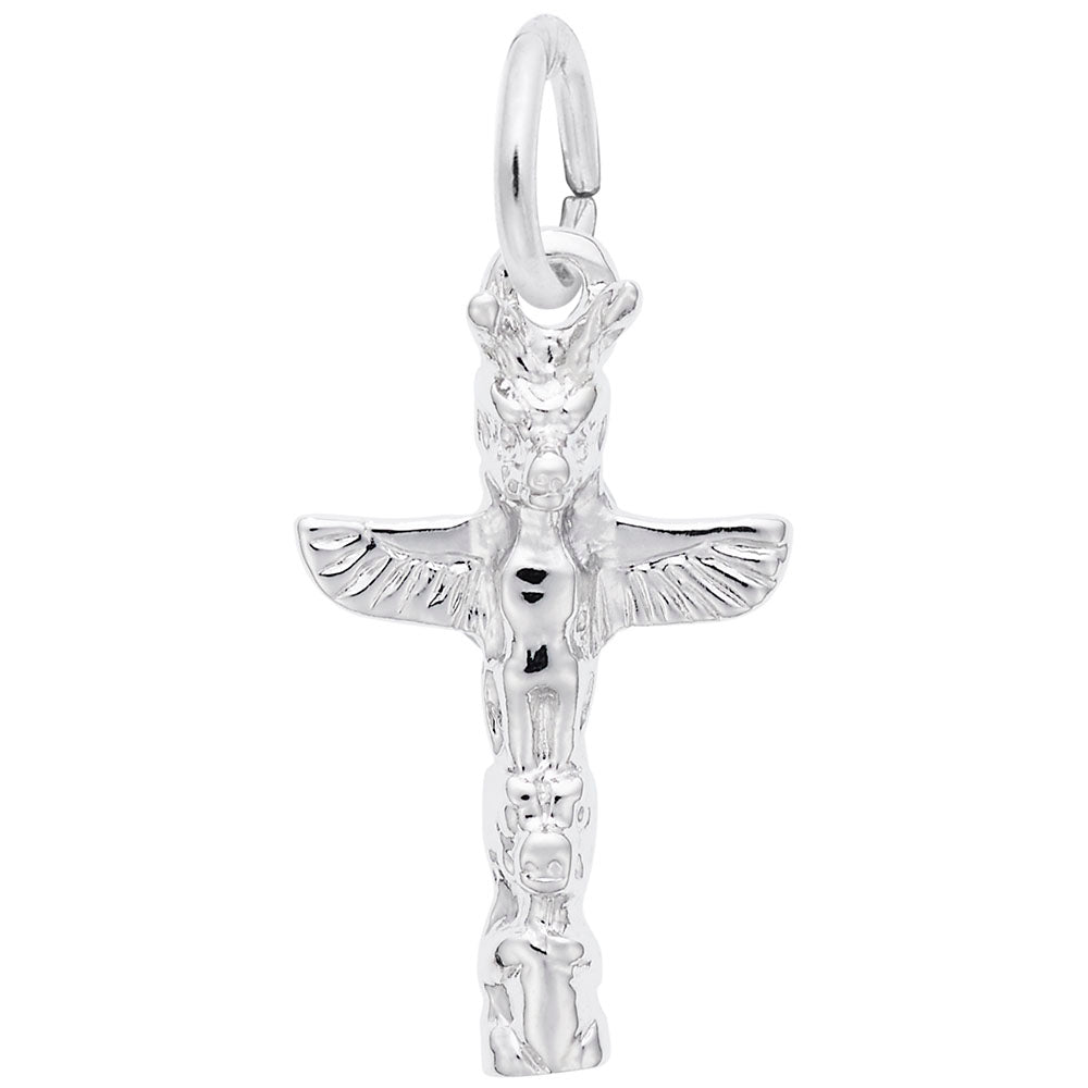 Authentic Totem Pole Charm for Travel Lovers - Unique Souvenir 0131