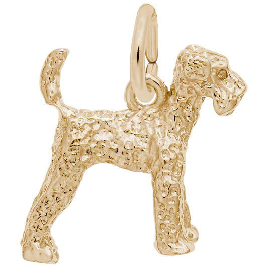Airedale Dog Charm - Unique Pet Jewelry for Dog Lovers 0146