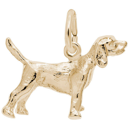 Beagle Dog Charm - Adorable Pet Jewelry for Dog Lovers 0149