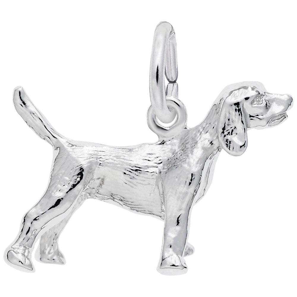 Beagle Dog Charm - Adorable Pet Jewelry for Dog Lovers 0149