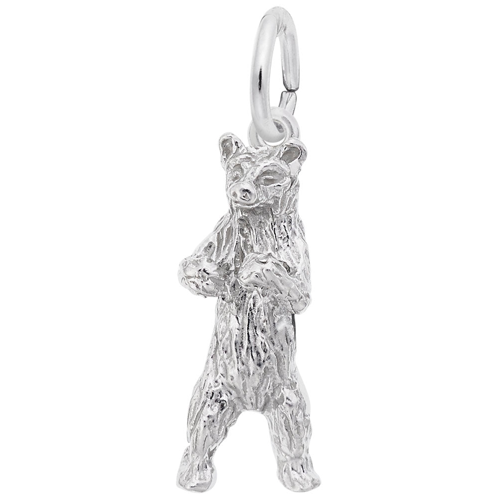 Standing Bear Charm - Adorable Animal Jewelry for Pet Lovers 0156