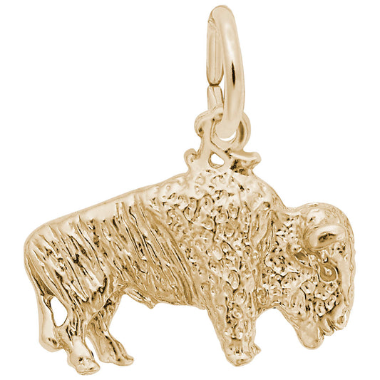 New York Bison Charm - Travel Souvenir Jewelry for Adventure Lovers 0162