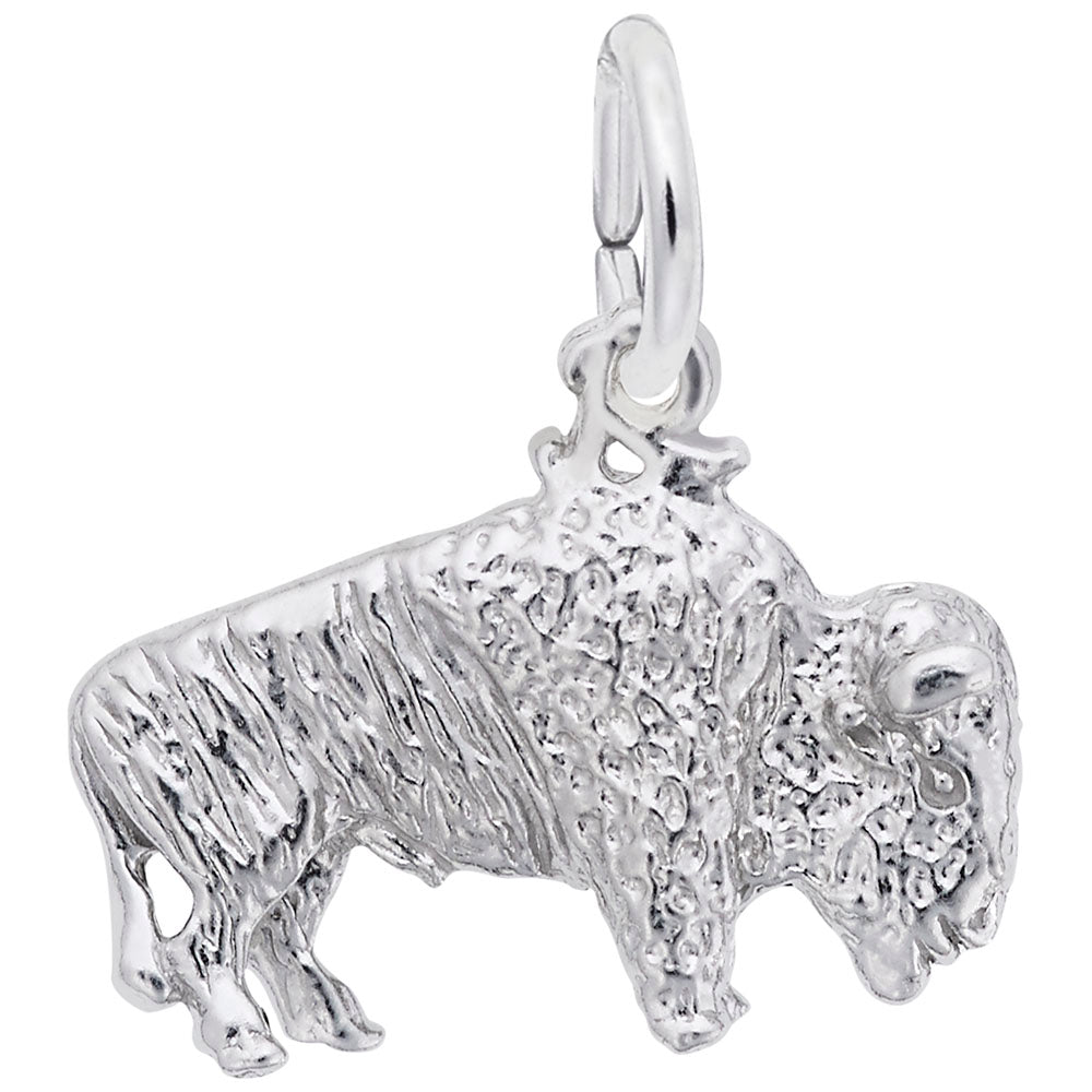 New York Bison Charm - Travel Souvenir Jewelry for Adventure Lovers 0162