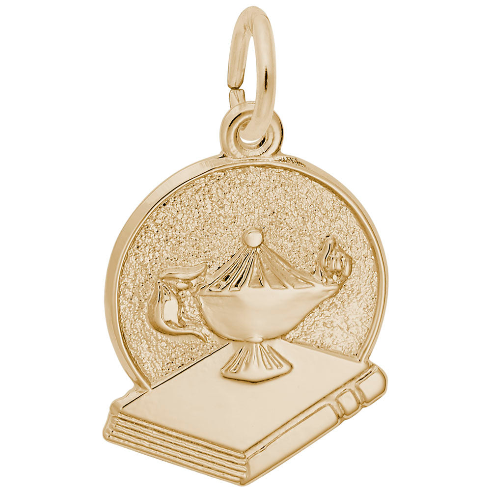 Personalized Lamp of Learning Disc Charm for Academic Achievements 0179