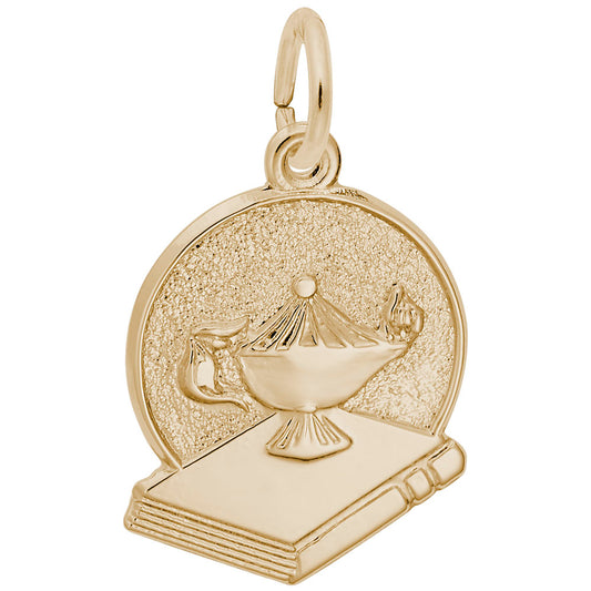 Personalized Lamp of Learning Disc Charm for Academic Achievements 0179