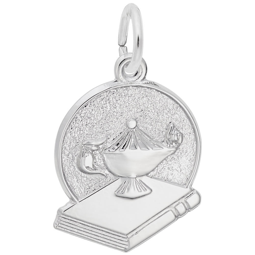 Personalized Lamp of Learning Disc Charm for Academic Achievements 0179