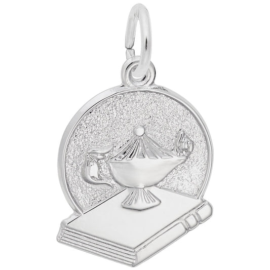 Personalized Lamp of Learning Disc Charm for Academic Achievements 0179