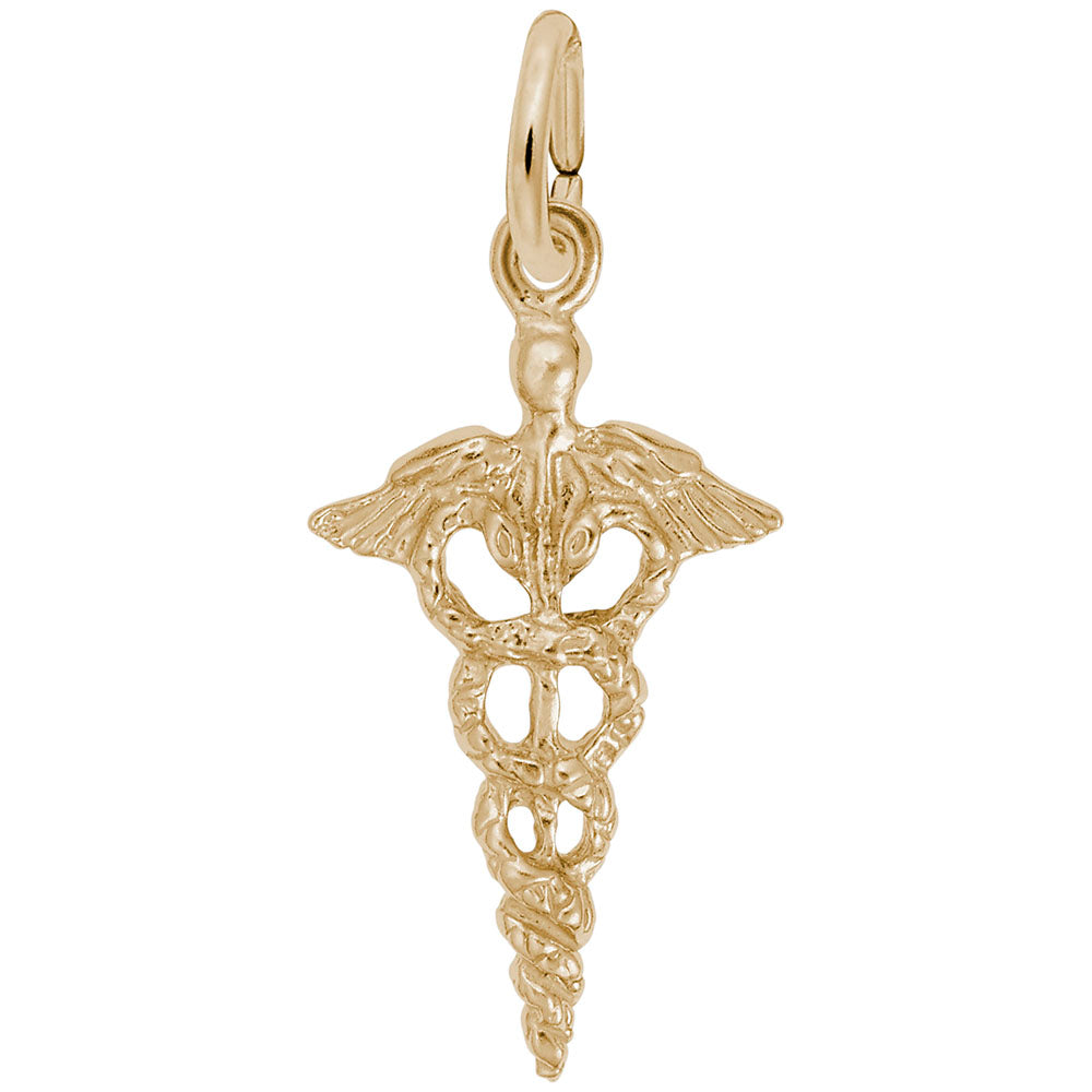 Graduation Caduceus Charm for Medical Professionals - Rembrandt 0183