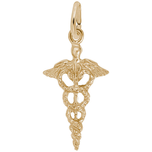Graduation Caduceus Charm for Medical Professionals - Rembrandt 0183