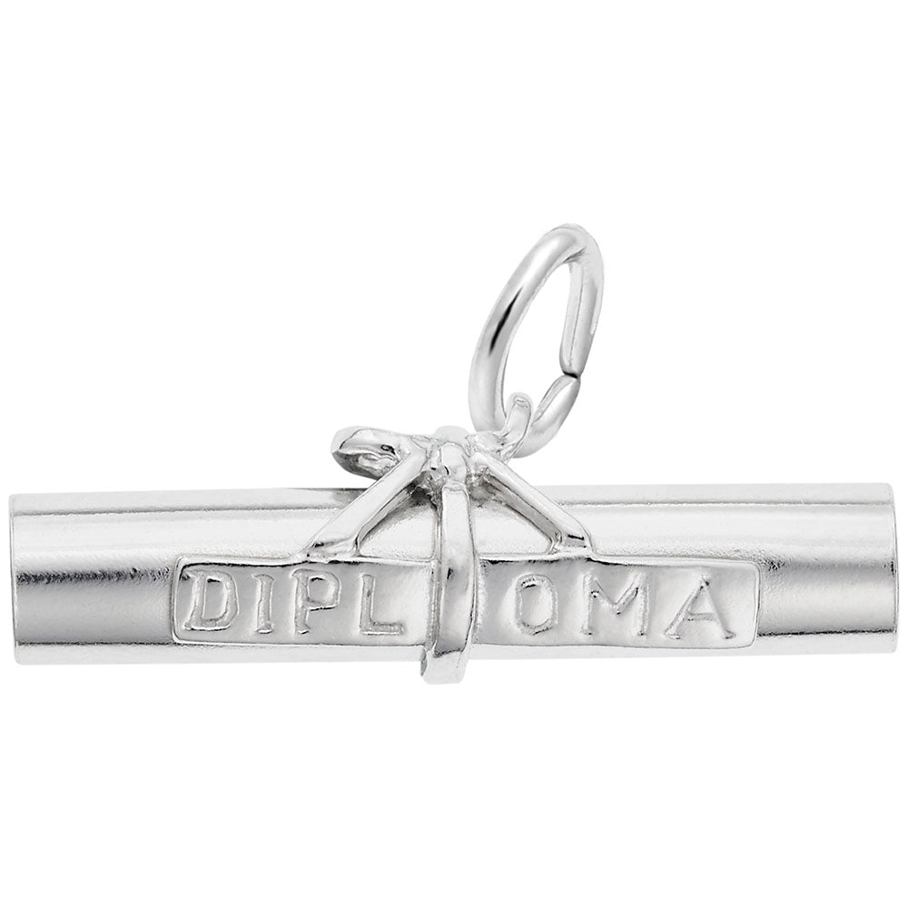 Personalized Diploma Charm - Custom Award Keepsake Jewelry 0185