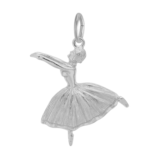 Ballet Dancer with Skirt Charm