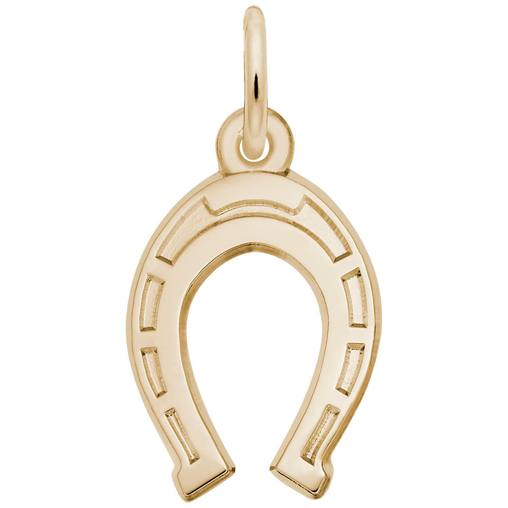 Good Luck Horseshoe Charm for Gamers - Rembrandt Charms 0196