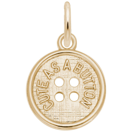 Cute as a Button Baby Charm - Adorable Family Friendship Jewelry 0200