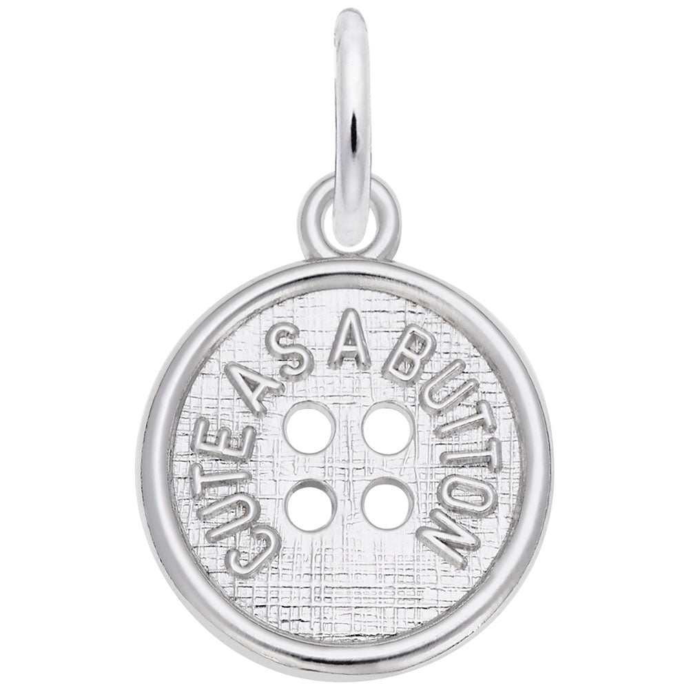 Cute as a Button Baby Charm - Adorable Family Friendship Jewelry 0200