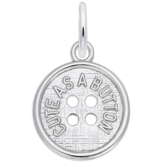 Cute as a Button Baby Charm - Adorable Family Friendship Jewelry 0200