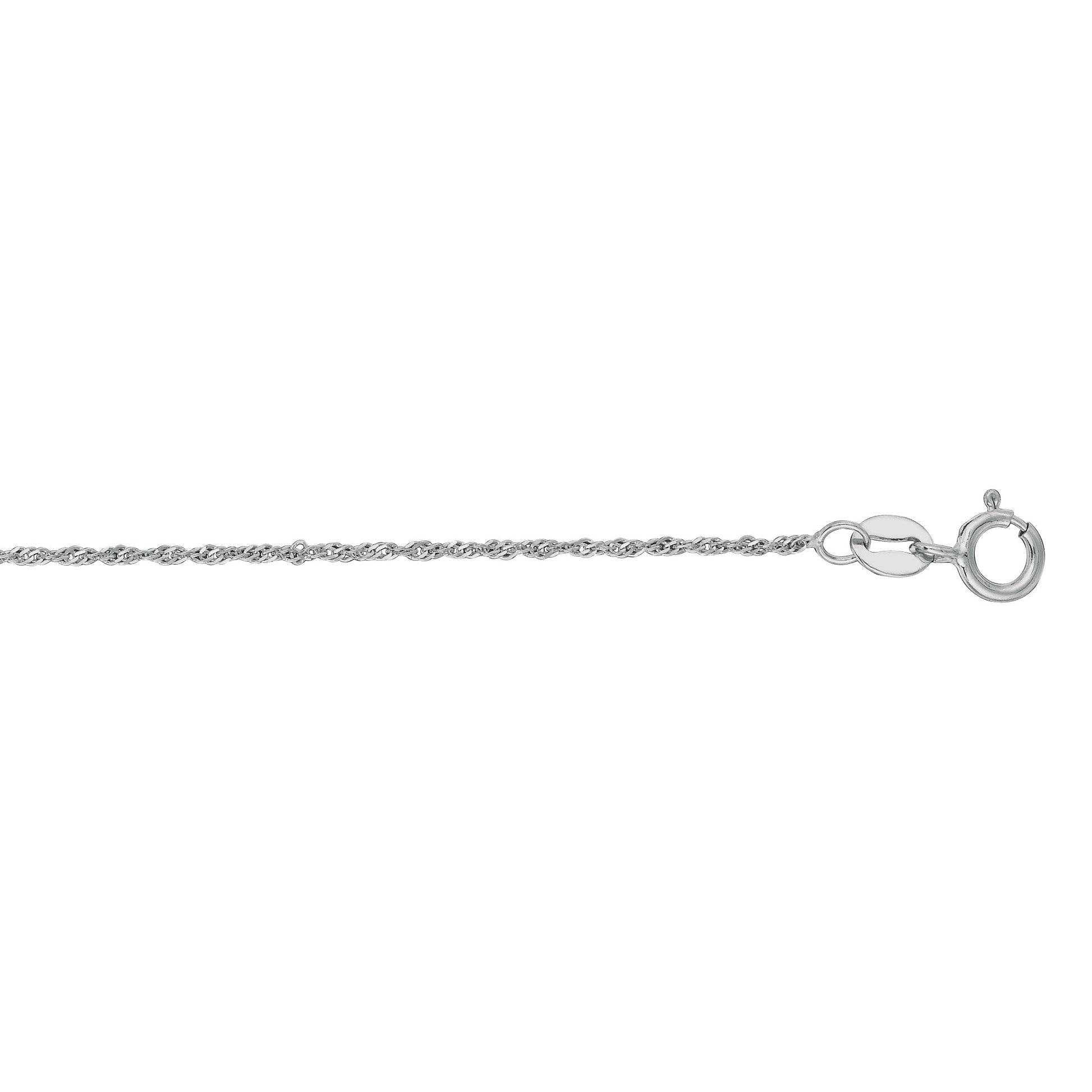 Royal Chain 10K Gold 1.1mm Singapore Chain 020SING