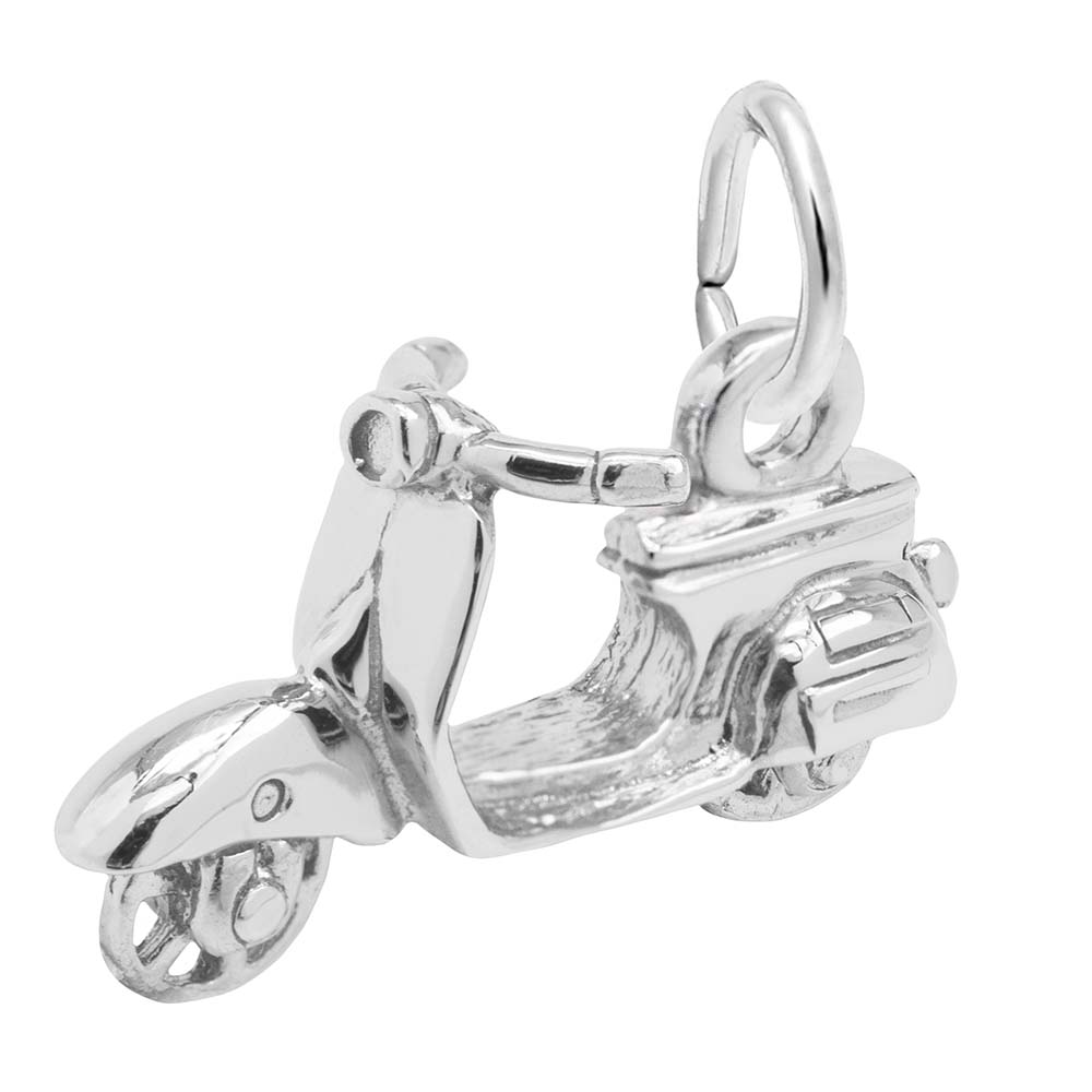New Scooter Charm for Bracelets - Fun Transportation Jewelry 0239
