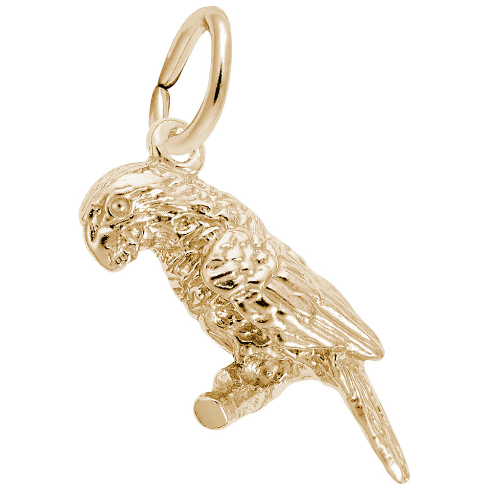 Charming Parakeet Pendant - Unique Bird Jewelry for Pet Lovers 0244