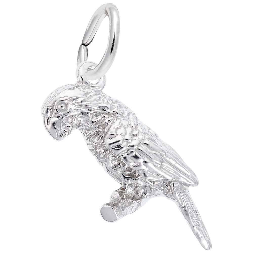 Charming Parakeet Pendant - Unique Bird Jewelry for Pet Lovers 0244