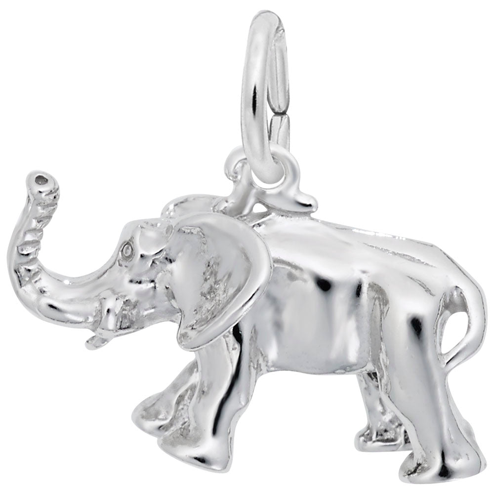 Authentic African Elephant Charm for Animal Lovers & Collectors 0247