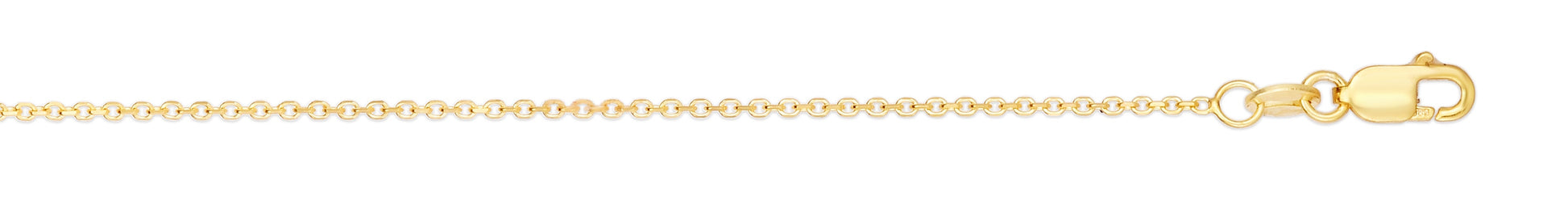 Royal Chain 10K Gold 0.87mm Diamond Cut Cable Chain 025LCAB