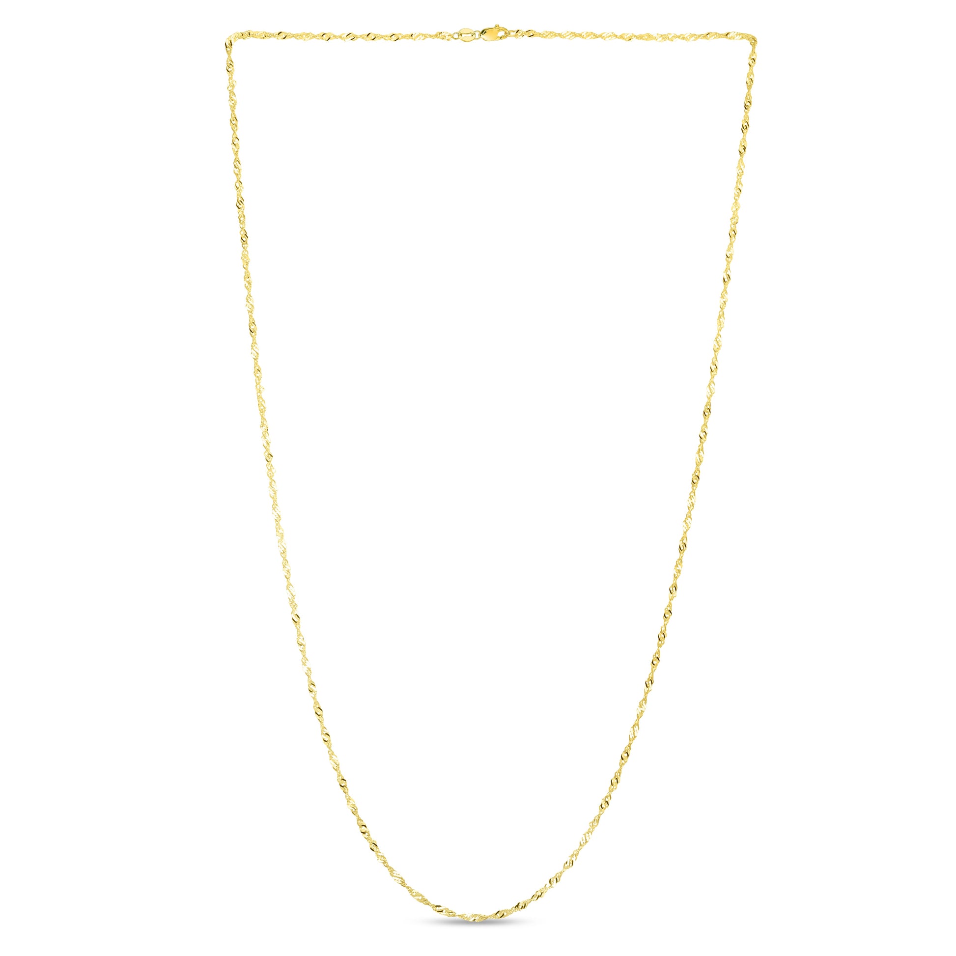Royal Chain 10K Gold 1.5mm Singapore Chain 025LSING